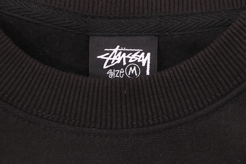 STUSSY STOCK DSM NEW YORK CREW (BLACK)