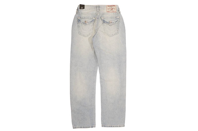 TRUE RELIGION BOBBY DISTRESSED SUPER T BAGGY JEAN 32” (109195:LT