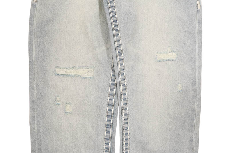 TRUE RELIGION BOBBY DISTRESSED SUPER T BAGGY JEAN 32” (109195:LT
