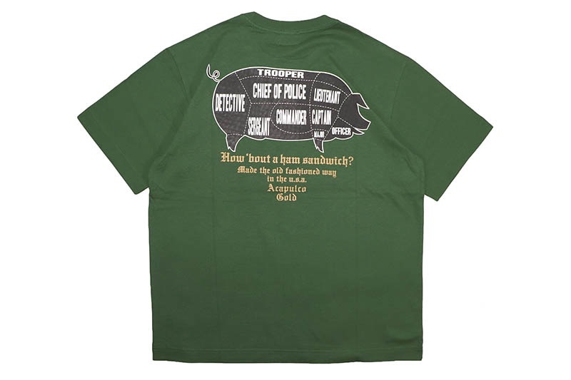 ACAPULCO GOLD BUTCHER TEE (FOREST GREEN)