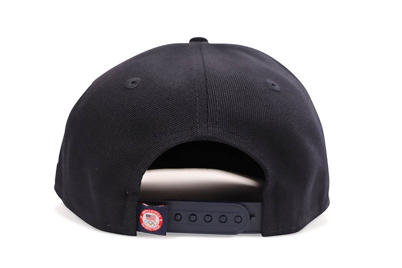 NEW ERA UNITED STATES OLYMPIC TEAM 9SEVENTY STRETCH-SNAP ADJUSTABLE HAT (NAVY) 
