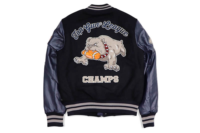 TOP GUN LEAGUE CHAMPS VARSITY JACKET (TGJ2239:NAVY)