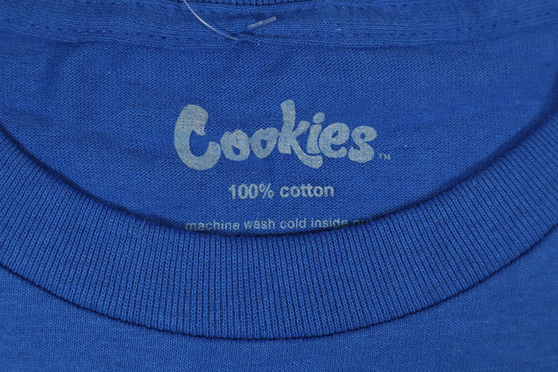 COOKIES ORIGINAL LOGO TEE (ROYAL/WHITE) 1564T6661 CM232TSP01