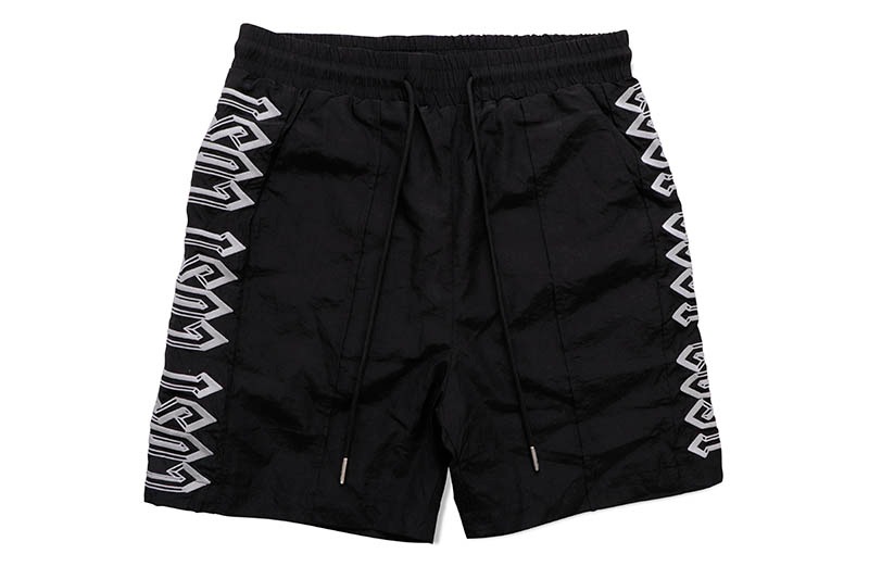 LOST INTRICACY NYLON SHORTS (BLACK/SILVER) | Brand,G-L,LOST