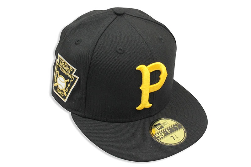 NEW ERA PITTSBURGH PIRATES 59FIFTY FITTED CAP (1925 FORBES FIELD WORLD CHAMPIONS PATCH/BLACK)