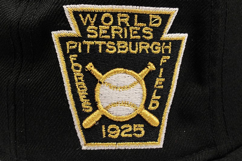 NEW ERA PITTSBURGH PIRATES 59FIFTY FITTED CAP (1925 FORBES FIELD WORLD CHAMPIONS PATCH/BLACK)