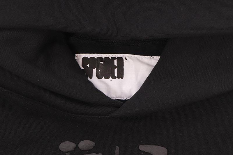 SP5DER BLACK STAR OG WEB V2 OUTLINE HOODIE | Brand,S-Z