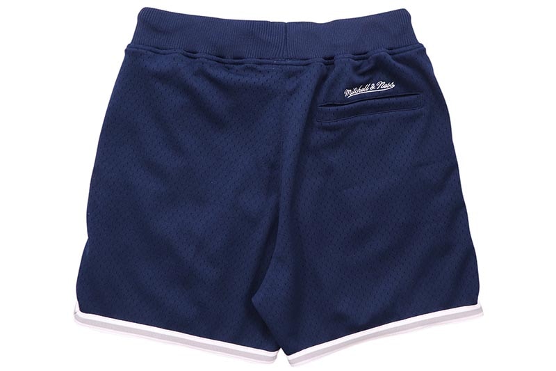 MITCHELL & NESS NEW YORK YANKEES LOGO OVER GAME DAY SHORTS (NAVY) BT10109