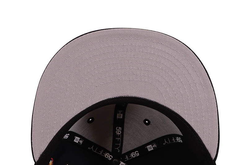 NEW ERA NEW YORK HIGHLANDERS 59FIFTY FITTED CAP (YANKEES 50TH YEAR SIDE PATCH/GREY UNDER VISOR/NAVY) 70945479