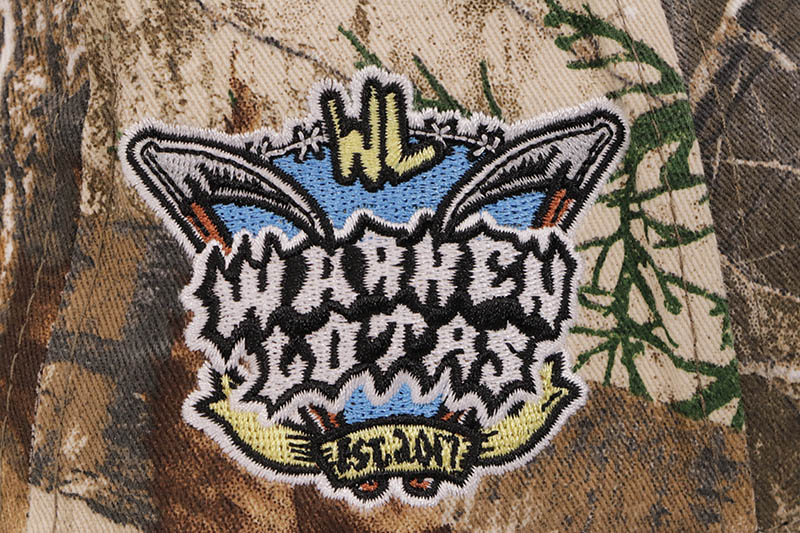 NEW ERA X WARREN LOTAS NEW YORK METS 9FORTY AF M-CROWN ADJUSTABLE CAP (WL LOGO SIDE PATCH/GREY UNDER VISOR/REALTREE CAMO)