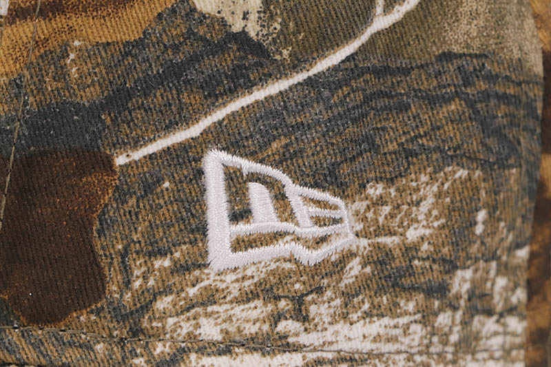 NEW ERA X WARREN LOTAS NEW YORK METS 9FORTY AF M-CROWN ADJUSTABLE CAP (WL LOGO SIDE PATCH/GREY UNDER VISOR/REALTREE CAMO)