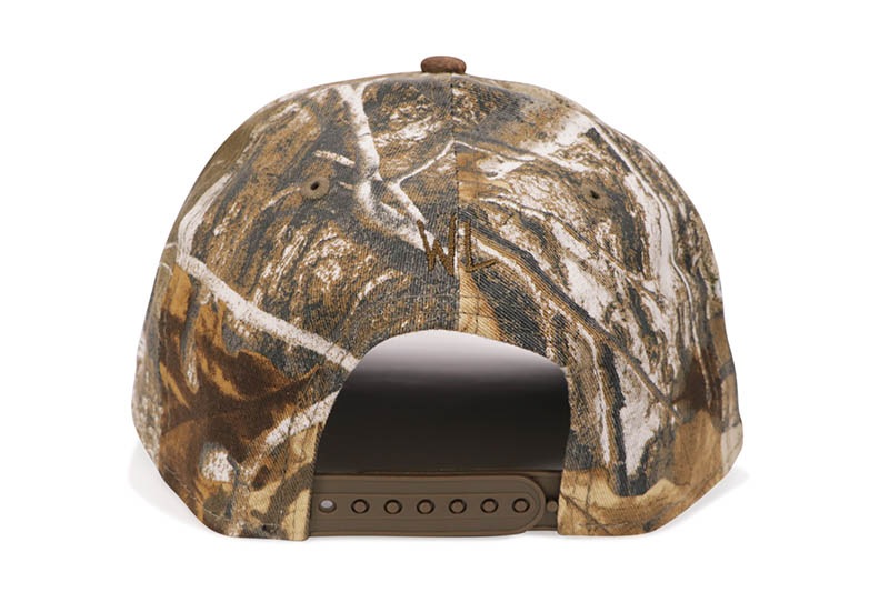 NEW ERA X WARREN LOTAS NEW YORK METS 9FORTY AF M-CROWN ADJUSTABLE CAP (WL LOGO SIDE PATCH/GREY UNDER VISOR/REALTREE CAMO)