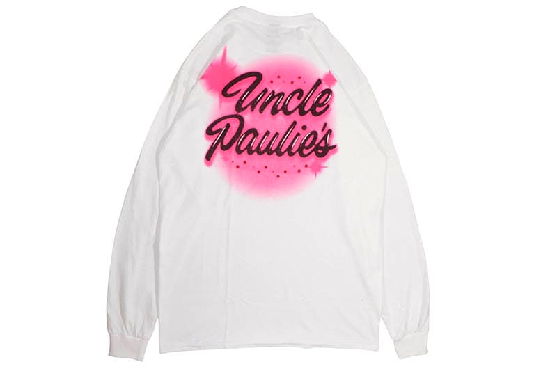 UNCLE PAULIE'S HEART LONG SLEEVE T-SHIRT (WHITE)