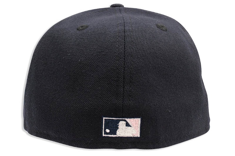 NEW ERA NEW YORK YANKEES 59FIFTY FITTED CAP (1976 WORLD SERIES SIDE PATCH/PINK UNDER VISOR/NAVY)