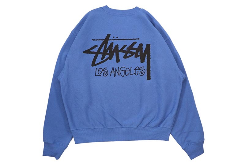 STUSSY STOCK LOS ANGELES CREW SWEAT (BLUE) | Brand,S-Z,STUSSY