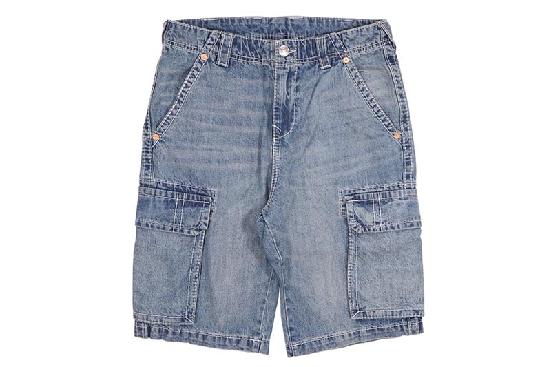 True Religion カーゴショーツ TRUE RELIGION】☆デニム☆ VINNY BIG T DENIM CARGO SHORT (TRUE