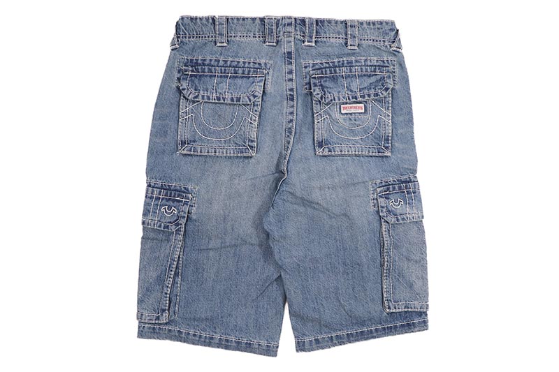TRUE RELIGION VINNY BIG T ULTRA BAGGY CARGO SHORT (109007
