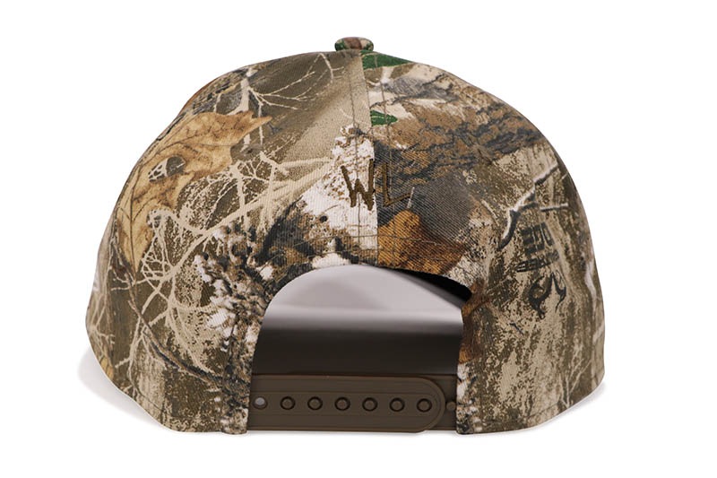 NEW ERA X WARREN LOTAS LOS ANGELES DODGERS 9FORTY AF M-CROWN ADJUSTABLE CAP (WL LOGO SIDE PATCH/GREY UNDER VISOR/REALTREE CAMO)