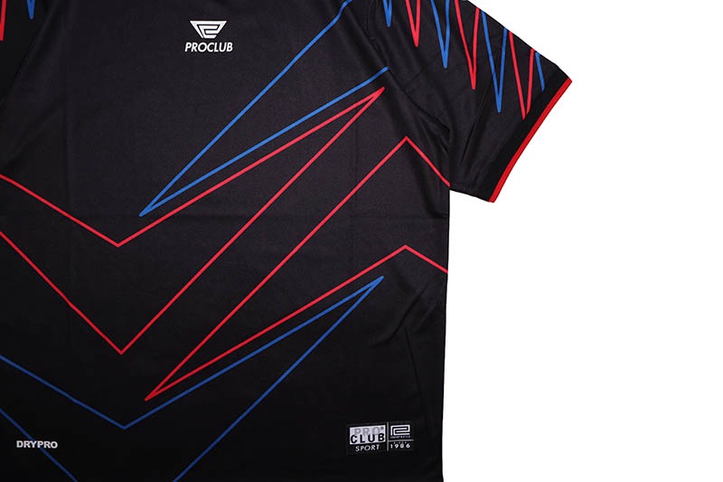 PRO CLUB DRYPRO POLO SOCCER JERSEY (BLACK) 63PC0202