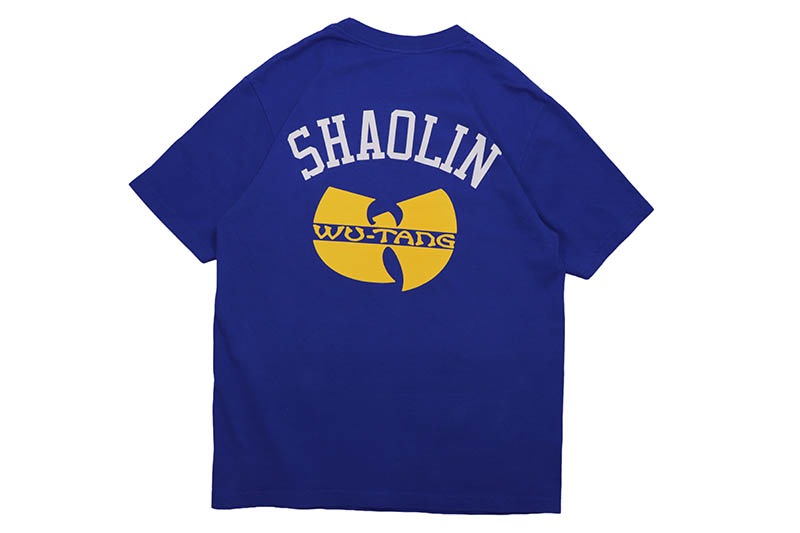 MITCHELL & NESS NEW YORK KNICKS X WU-TANG BLUE WU YORK T-SHIRT SS22355