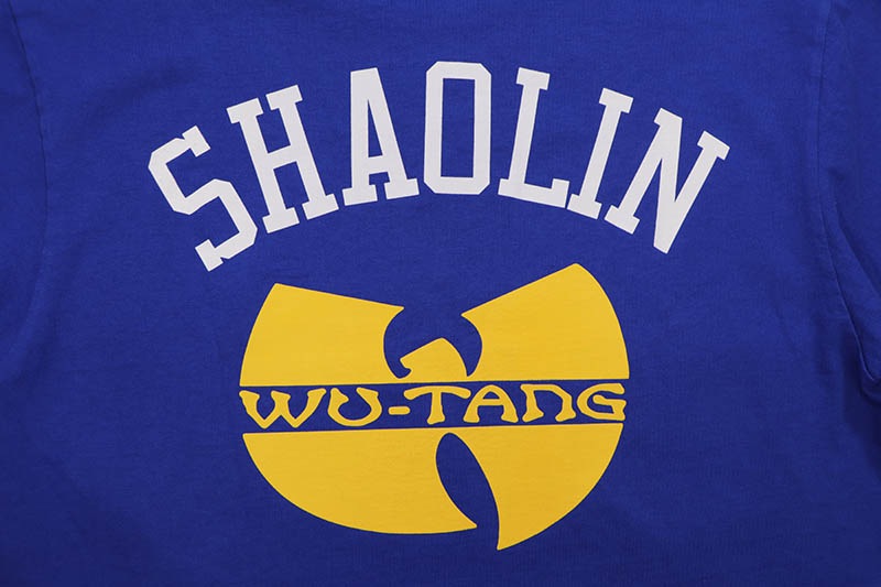 MITCHELL & NESS NEW YORK KNICKS X WU-TANG BLUE WU YORK T-SHIRT SS22355