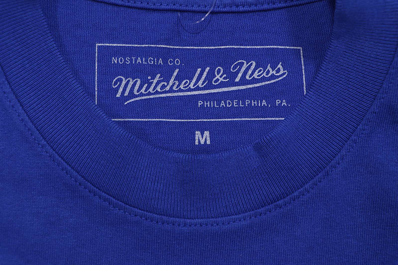 MITCHELL & NESS NEW YORK KNICKS X WU-TANG BLUE WU YORK T-SHIRT SS22355