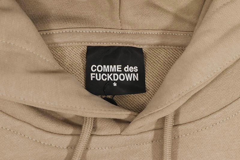 COMME DES FUCKDOWN HOODIE (762324023:BEIGE)