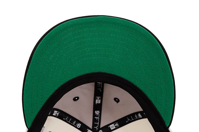 UNCLE PAULIE'S NEW ERA RETRO CROWN 9FIFTY SNAPBACK CAP (CREAM/BLACK)