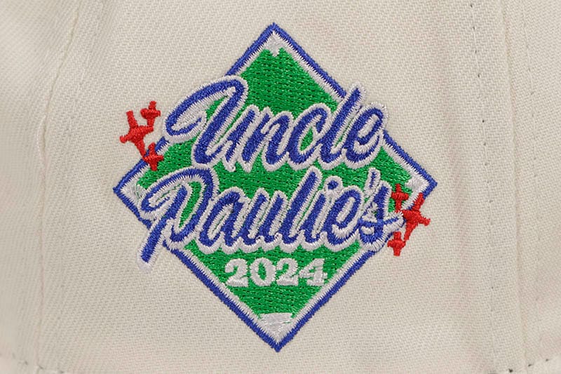 UNCLE PAULIE'S NEW ERA RETRO CROWN 9FIFTY SNAPBACK CAP (CREAM/BLACK)