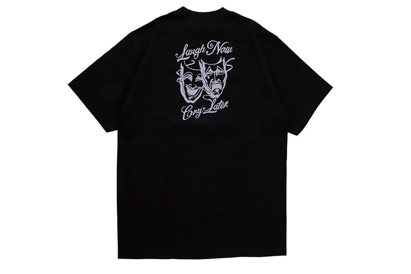 STREET WEAR SUPPLY SMILE NOW CRY LATER T-SHIRT (BLACK