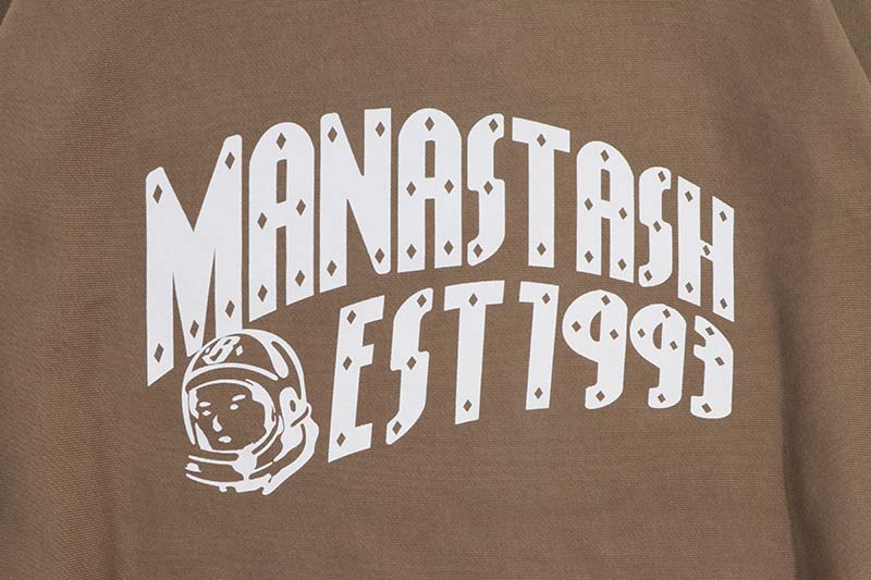 MANASTASH X BBC ARCH LOGO SWEATSHIRT (792-4232007-050:BROWN) BBCJP245K001