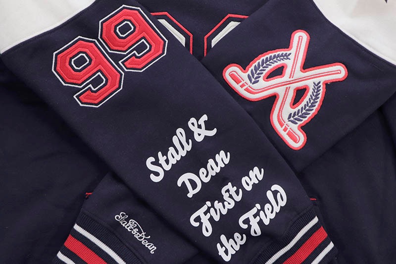 STALL AND DEAN COLD AS ICE HOODIE (SND1326:NAVY)