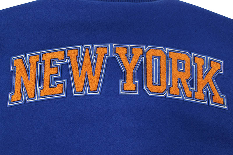 PRO STANDARD NEW YORK KNICKS VARSITY JACKET (BNK651671)