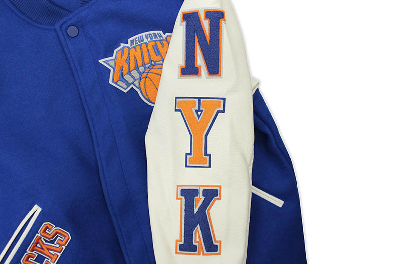 PRO STANDARD NEW YORK KNICKS VARSITY JACKET (BNK651671)