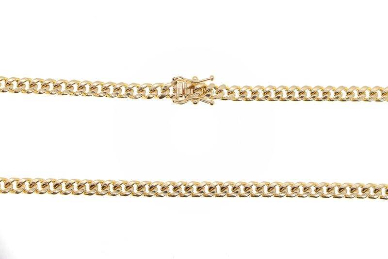 10K CUBAN CHAIN 24INCH
