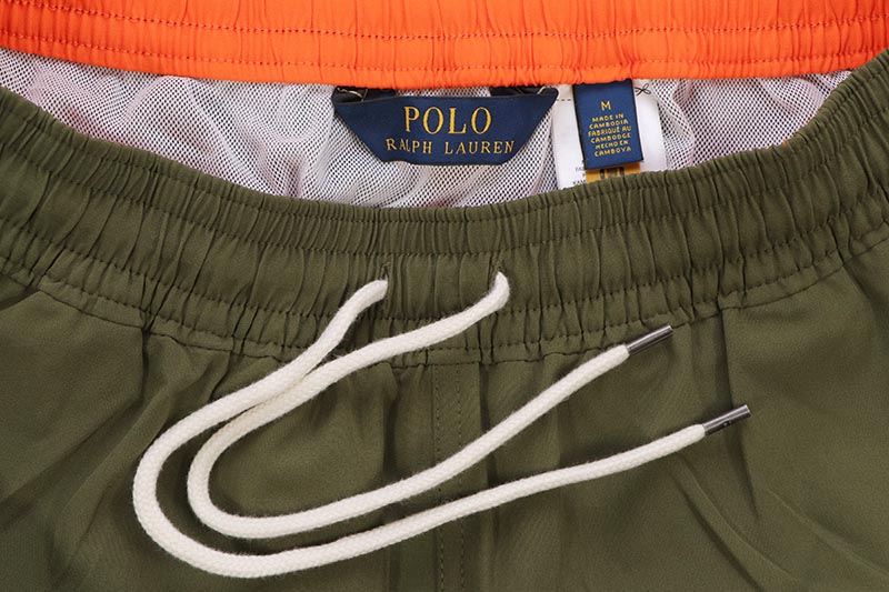 POLO RALPH LAUREN 5.75-INCH TRAVELER CLASSIC SWIM TRUNK (710957782002:NEW OLIVE)