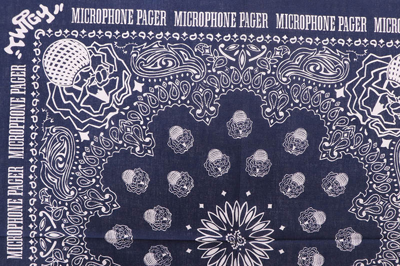 microphone pager 限定品 バンダナ RED】MICROPHONE PAGER “MAD MIC” BANDANA（初回限定ステッカー