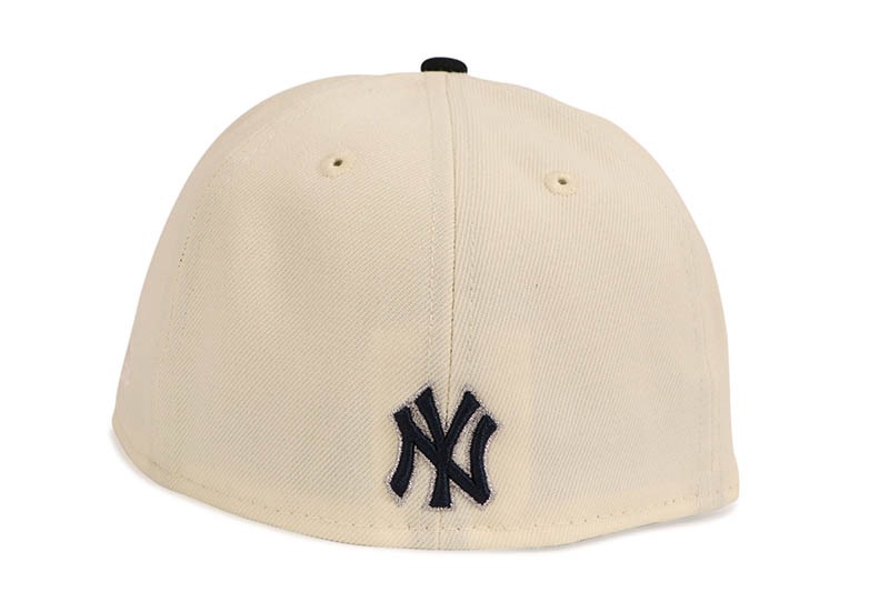 NEW ERA ZODIAC NEW YORK YANKEES 59FIFTY FITTED CAP (AMERICAN LEAGUE CHAMPIONSHIP SERIES 2003 SIDE PATCH/GREY UNDER VISOR/CHROME NAVY) 14693470