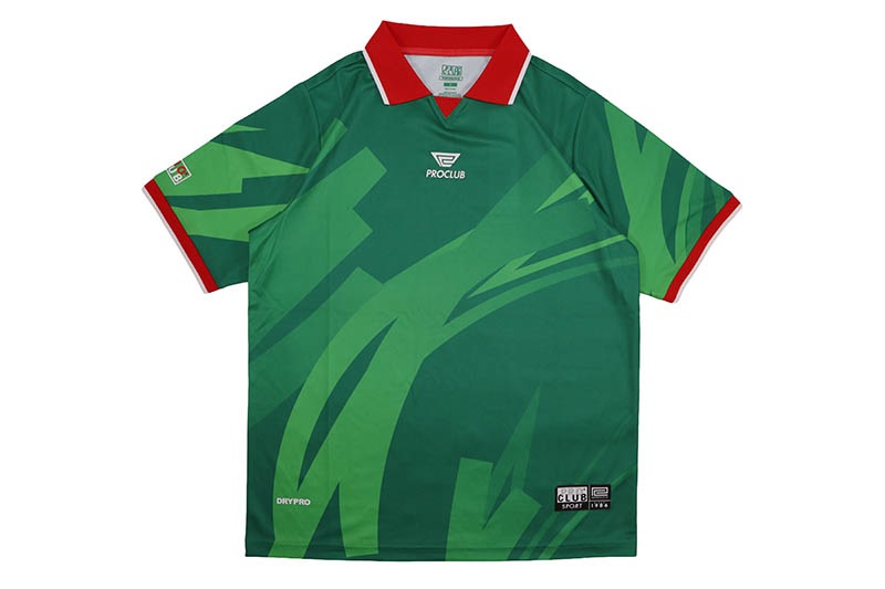 PRO CLUB DRYPRO POLO SOCCER JERSEY (GREEN) 63PC0202