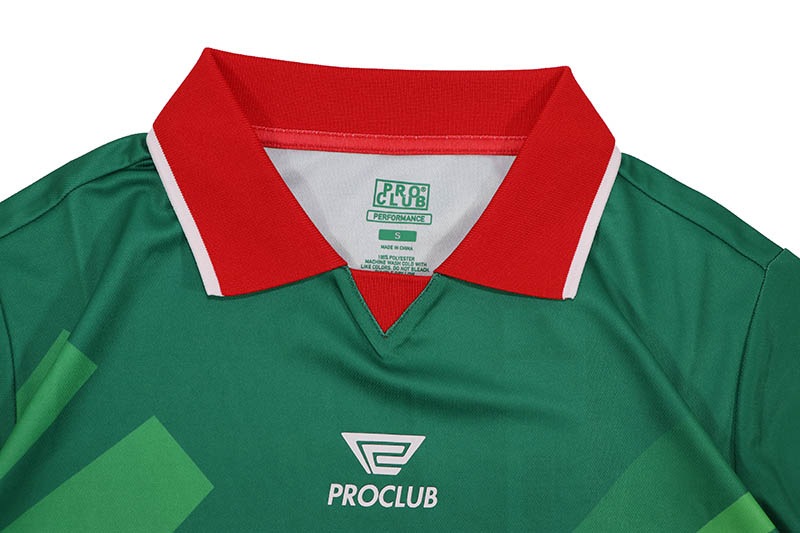 PRO CLUB DRYPRO POLO SOCCER JERSEY (GREEN) 63PC0202