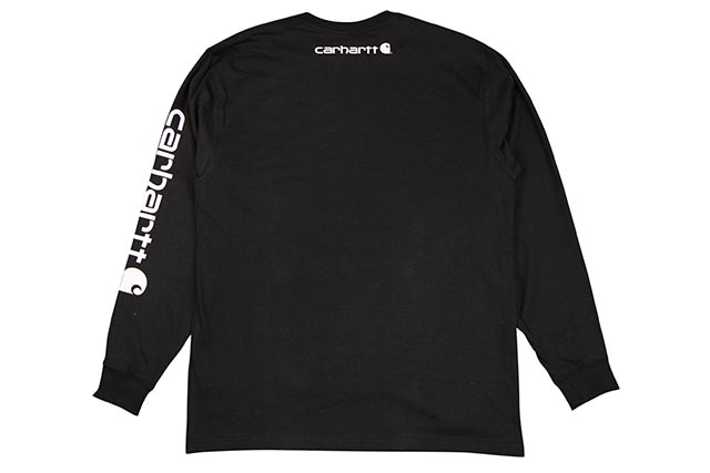 Carhartt WORKWEAR L/S GRAPHIC LOGO T-SHIRT (K231 BLK:BLACK/WHITE) |  Brand,A-F,Carhartt | GROWAROUND（グロウアラウンド）公式通販サイト