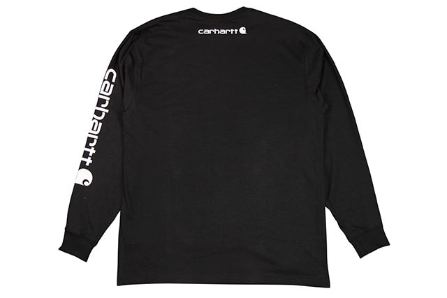 Carhartt WORKWEAR L/S GRAPHIC LOGO T-SHIRT (K231 BLK:BLACK/WHITE)