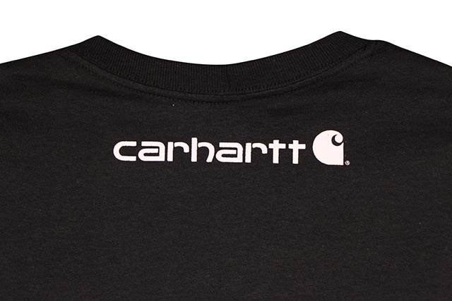 Carhartt WORKWEAR L/S GRAPHIC LOGO T-SHIRT (K231 BLK:BLACK/WHITE)