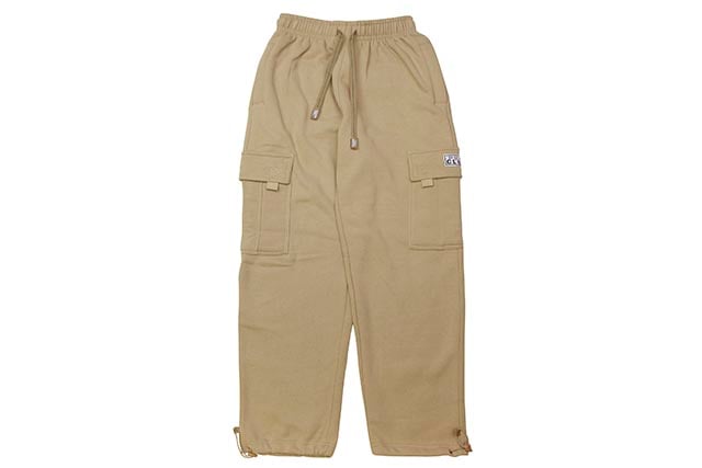 PRO CLUB HEAVYWEIGHT FLEECE CARGO PANTS (KHAKI)