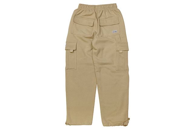 PRO CLUB HEAVYWEIGHT FLEECE CARGO PANTS (KHAKI)