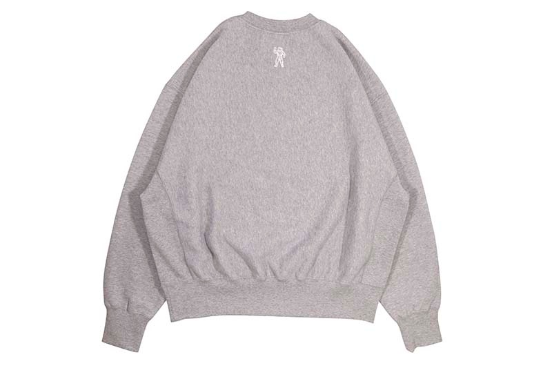 MANASTASH X BBC ARCH LOGO SWEATSHIRT (792-4232007-020:GRAY) BBCJP245K001