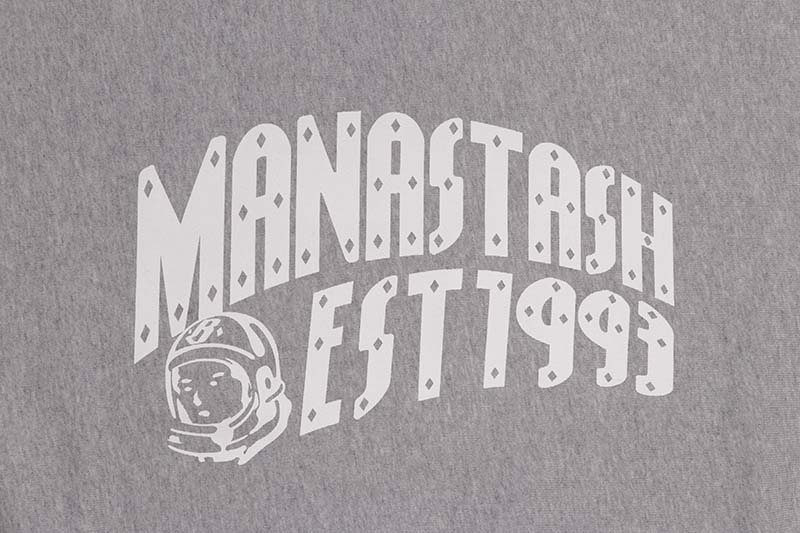 MANASTASH X BBC ARCH LOGO SWEATSHIRT (792-4232007-020:GRAY) BBCJP245K001