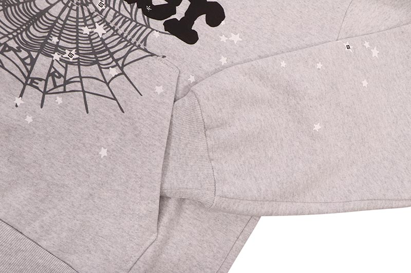 SP5DER SOUVENIR HOODIE (HEATHER GREY)