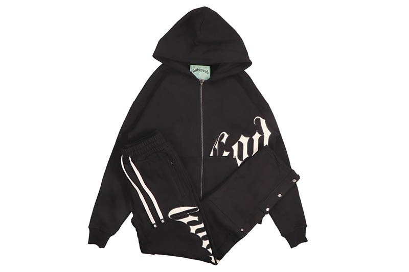 GODSPEED OG LOGO SWEATSUIT V2 (BLACK)