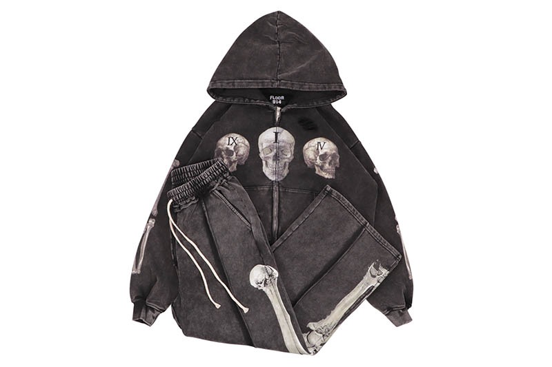 FLOOR 914 SKULL SET (BLACK WASH)